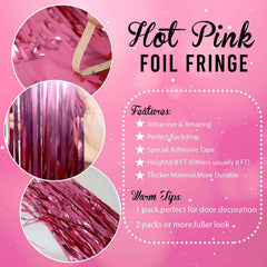 Foil Fringe Curtain – Metallic Shimmer Party Backdrop