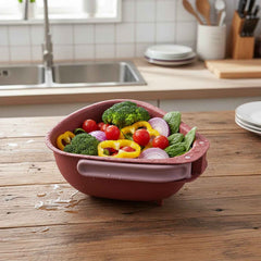 Foldable Kitchen Colander – Space Saving with Drain Base