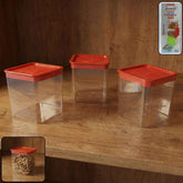 Airtight Food Storage Container Set – 3 Pieces, 350 ml Each