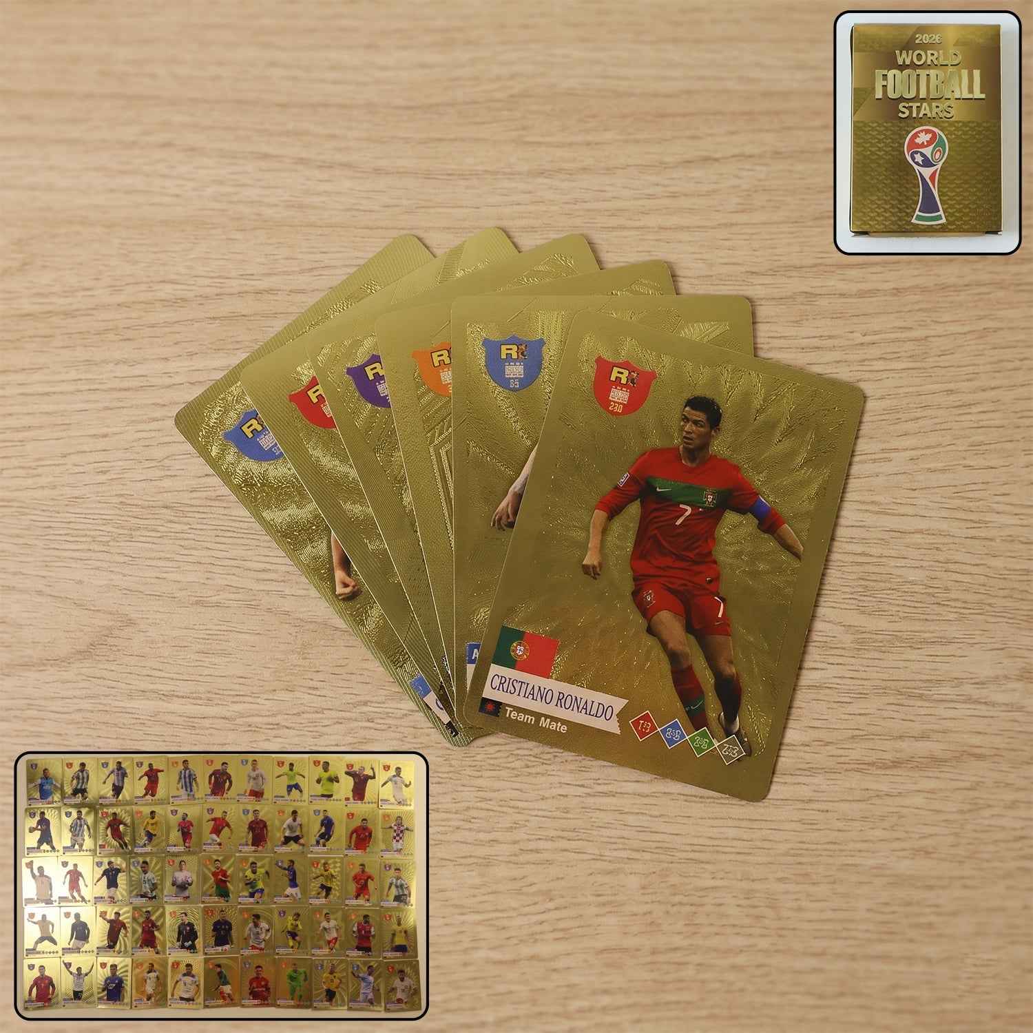Football Trading Cards Set Ð Premium Collectible for Fans and Enthusiasts