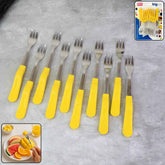Stainless Steel Big Fork Set – Durable 10-Piece Dining Forks