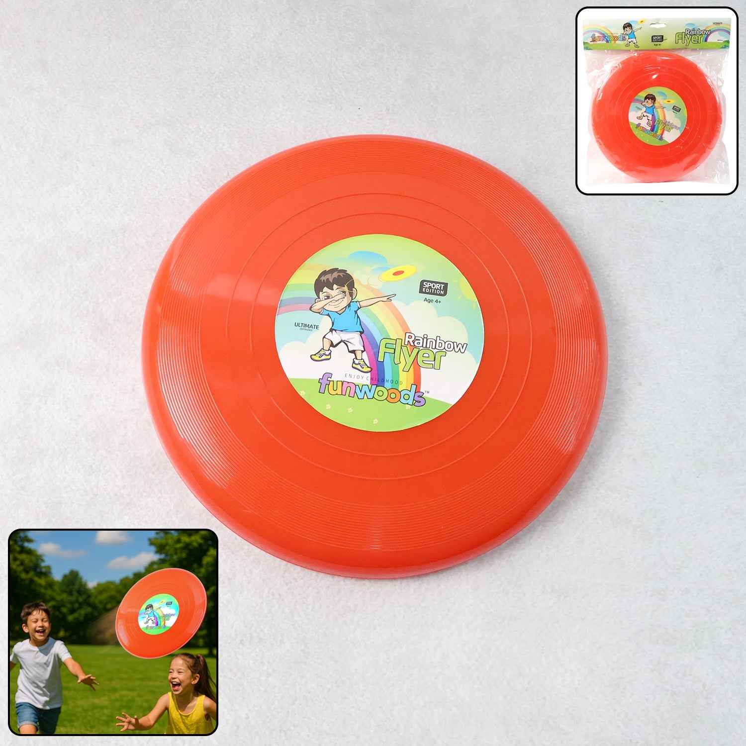 Big Outdoor Flying Disc – Durable, Lightweight Frisbee for Active Play