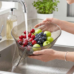 Multipurpose Fruit & Vegetable Strainer Basket Ð Built-in Drain for Easy Rinsing