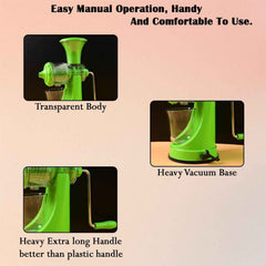 Manual Hand Press Juicer – Durable Cold Press Juice Extractor
