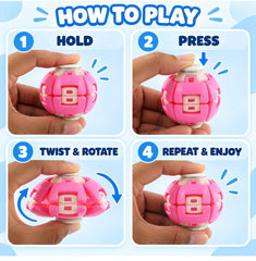 Transforming Spinner fidget toy