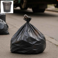 Extra-Strong Garbage Bag Roll – Leak-Proof & Tear-Resistant 48x54cm