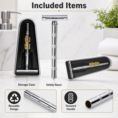 Ergonomic handle of stainless steel safety razor in mix colors