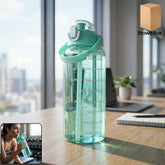 2 Litre Sports Water Bottle – Leakproof Flip Lock with Straw