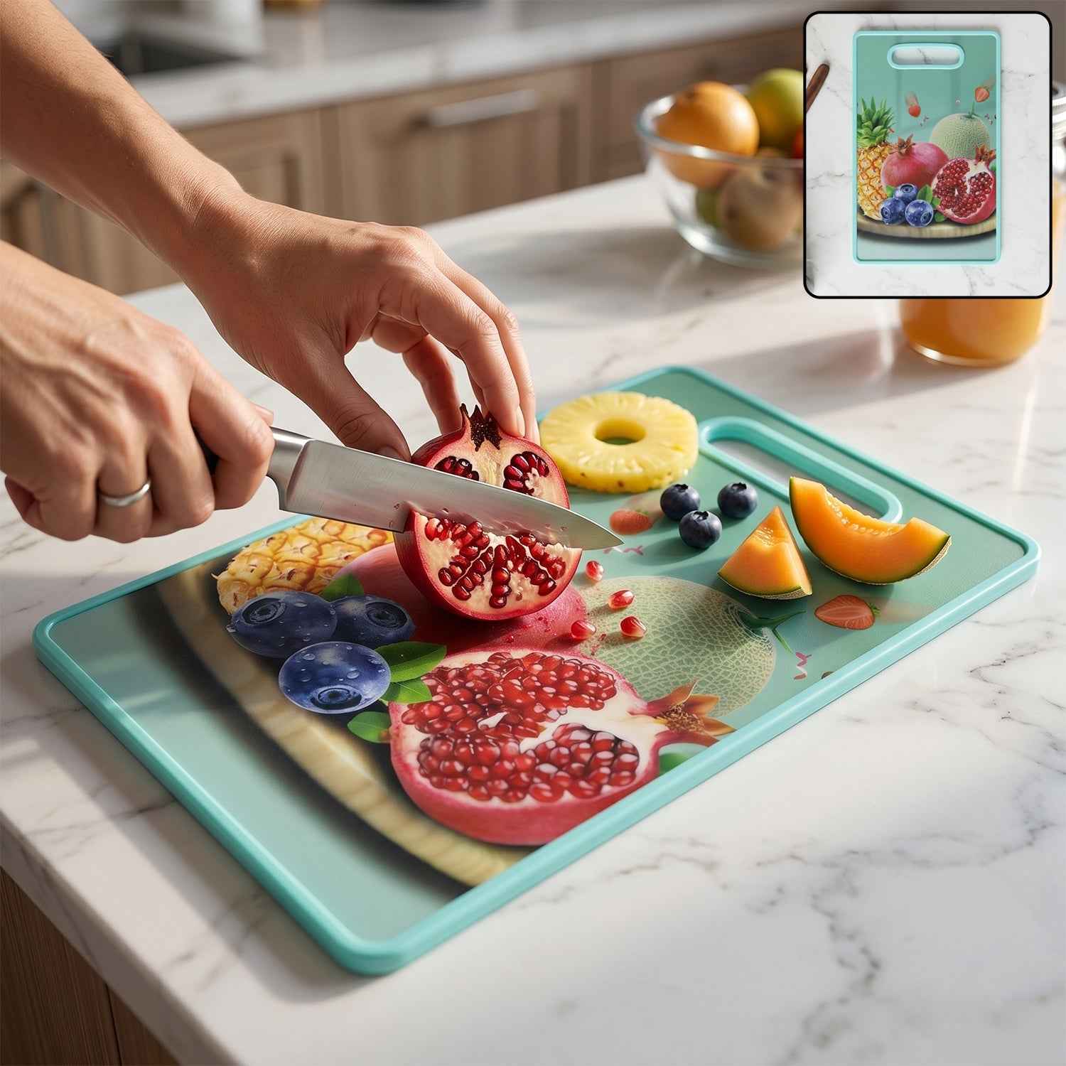 Multipurpose Anti-Slip Cutting Board Ð Safe & Easy Food Prep