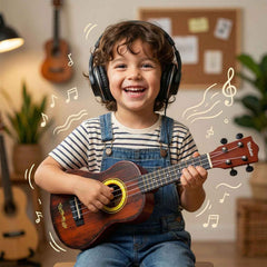Wooden Ukulele for Beginners – Lightweight & Clear Sound