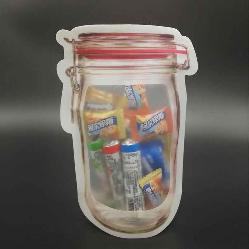Airtight Food Storage Bag – Reusable Zipper Pouch 500ml | Organivo