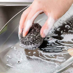 Stainless Steel Scrubber – Heavy Duty & Rust-Proof | Velvet Wipe