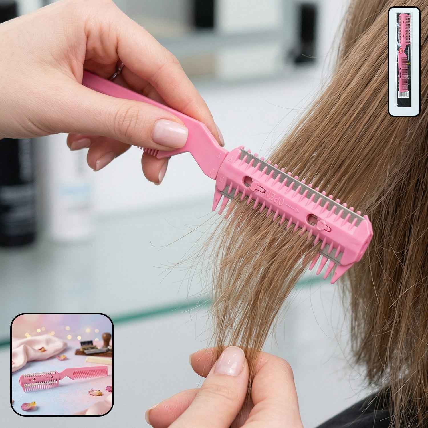 Double Sided Hair Cutting Comb Ð Precise Thinning & Styling Tool
