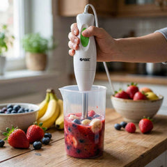 Electric Hand Blender – Stainless Steel Blade for Smooth Blending
