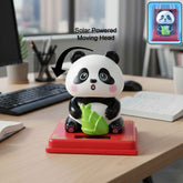 Solar Powered Panda Showpiece – Eco-Friendly Moving Head Decor