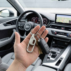 Metal Key Holder – Heavy Duty Carabiner Style Keychain for Secure Keys