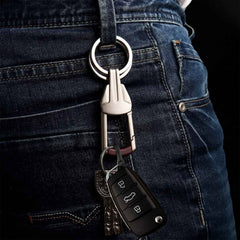 Heavy Duty Metal Key Holder – Secure & Durable Carabiner Clip