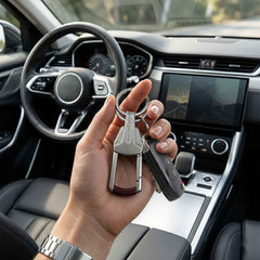 Heavy Duty Metal Key Holder – Secure & Durable Carabiner Clip