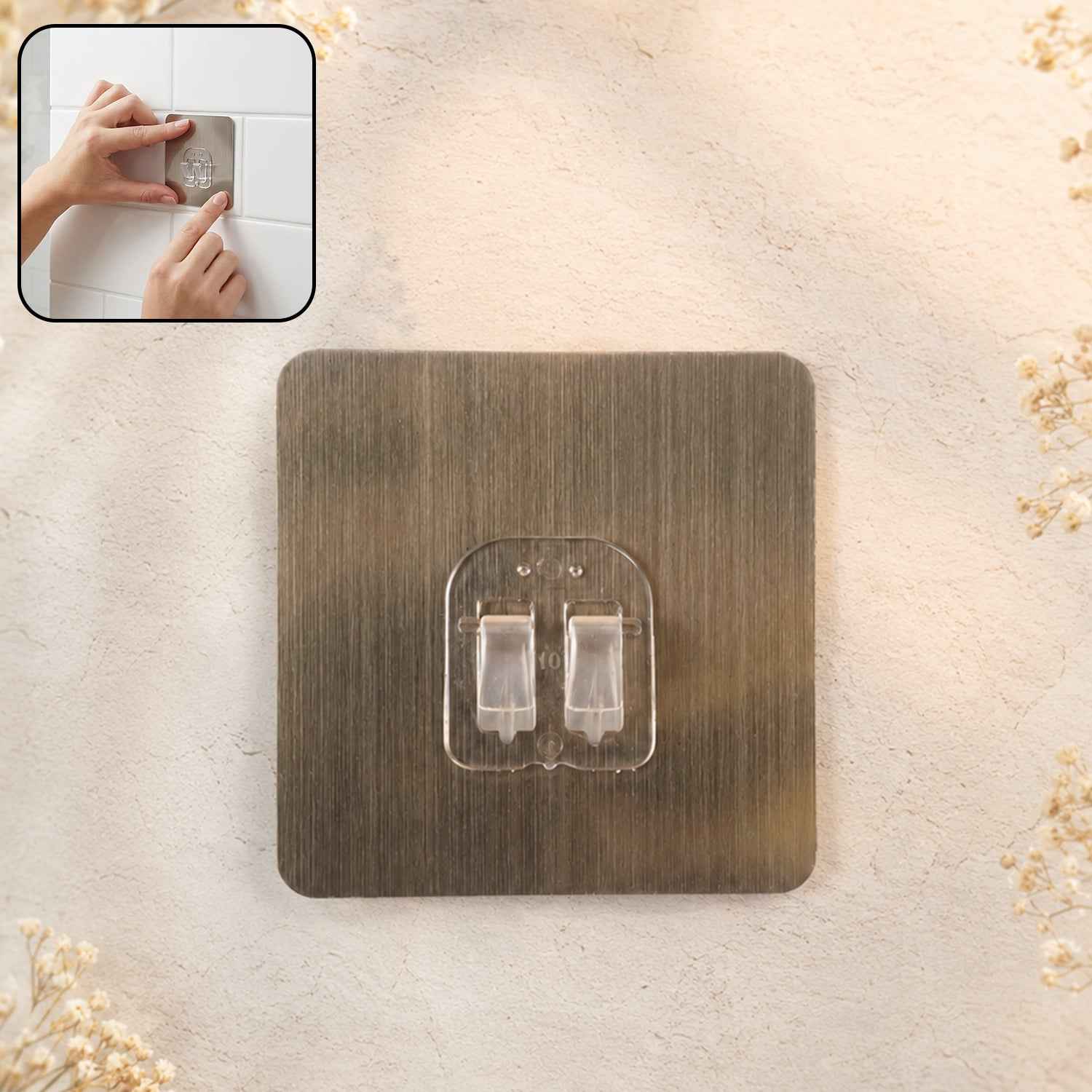 Heavy Duty Self Adhesive Wall Hook Ð Easy Mount, Multipurpose Use
