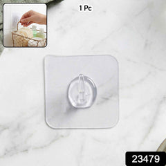 Self-Adhesive Wall Hook Ð Easy no-drill installation for versatile use