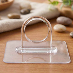 Clear Adhesive Wall Hook Ð Hassle-Free No-Drill Organization