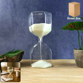 Glass Hourglass Timer – Elegant 2.5-Minute Visual Focus Timer