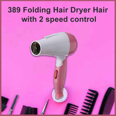 Folding Hair Dryer – 2 Speed Control & Compact | Calm & Curl