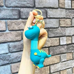 Stretchable neck Dinosaur cute keychain