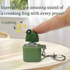 Croaking Frog Viral keychain