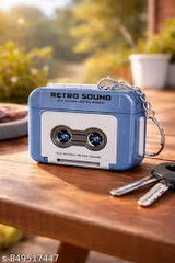Retro Sound Recorder Keychain