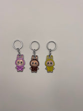 Labubu multicolour metal keychain (1040)