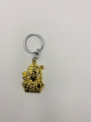 Jai Shree Ram golden metal keychain (1042)