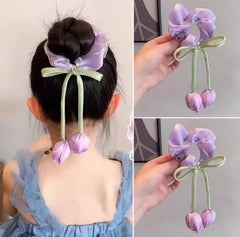 Trendy Tulip Scrunchies (Pair of 2)