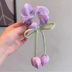 Trendy Tulip Scrunchies (Pair of 2)