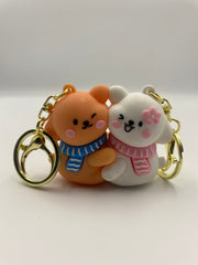 Bubu Dudu magnetic keychain for couples