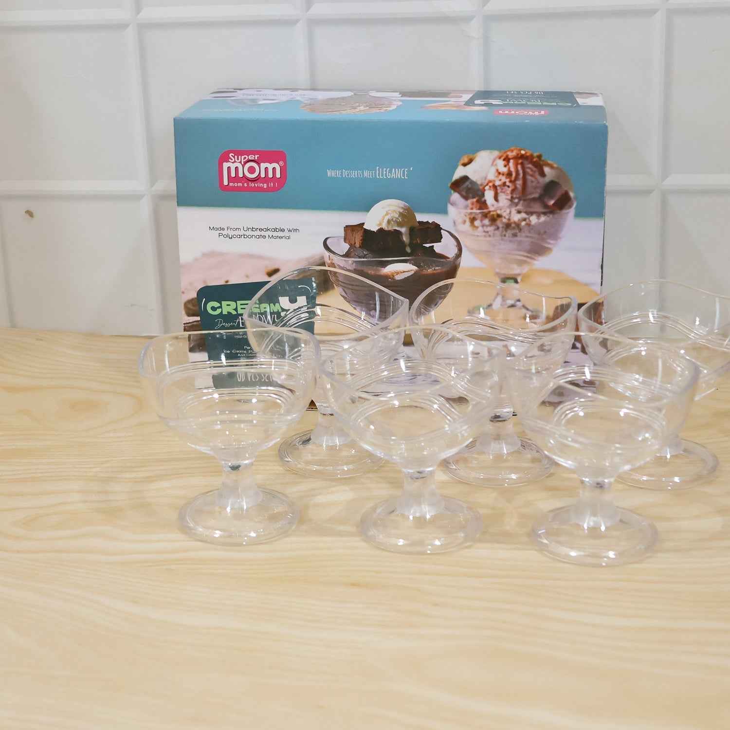 Unbreakable Creamy Dessert Bowls Ð Elegant, Durable & Crystal Clear
