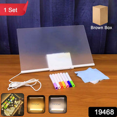 LED Acrylic Writing Board – USB Powered Illuminated Display