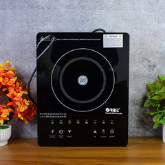 Sleek glass cooking plate of Orbit induction cooker