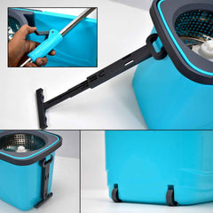 Spin Mop – Quick Floor Cleaning with Large Wheel Bucket | Pro Clean