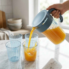 Plastic Water Jug with 4 Glasses Set – Perfect for Home Use