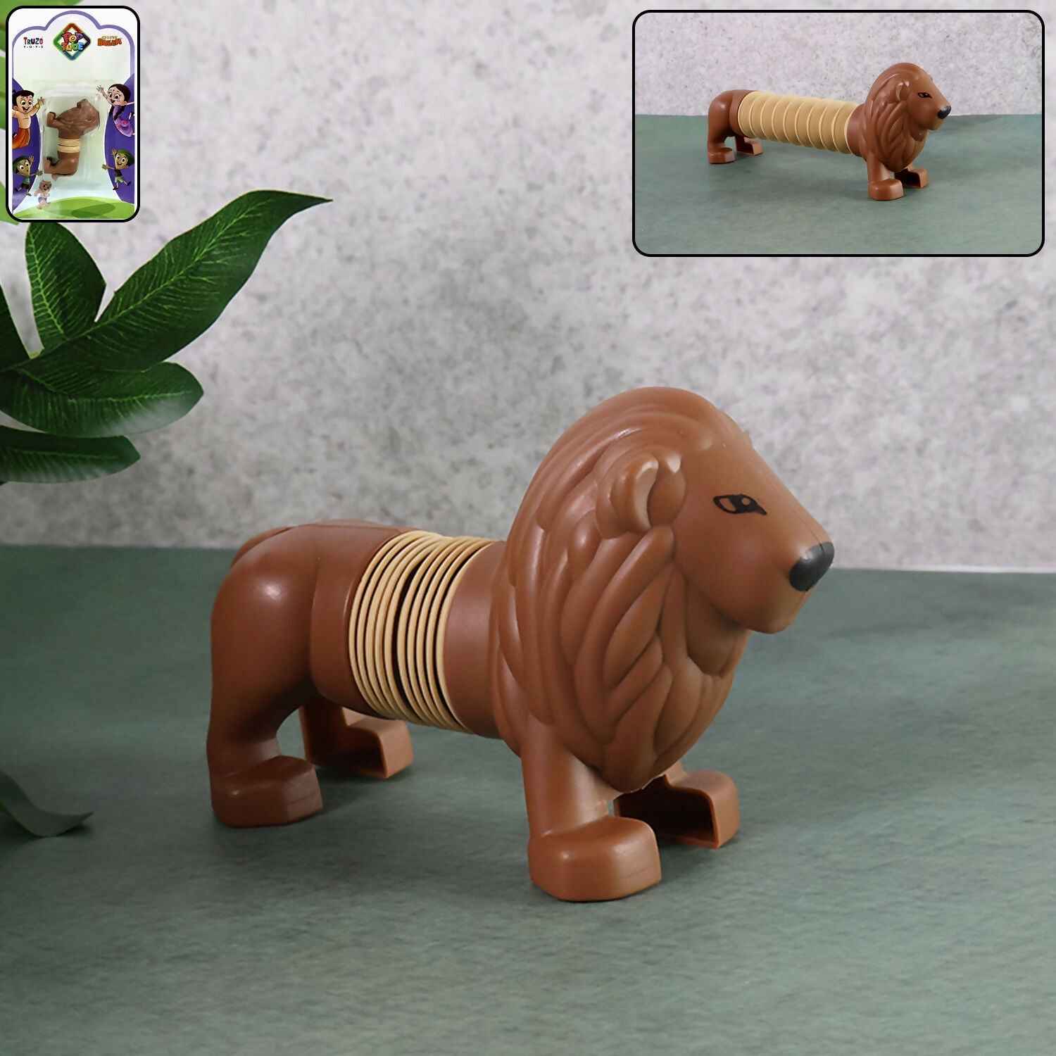 Lion Shape Magic Spring Toy – Stretchable Fun Fidget for Kids