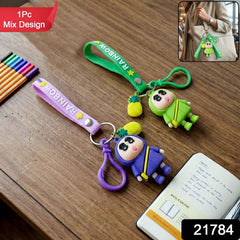 Cute Cartoon Doll Keychain – Vibrant & Lightweight Accessory