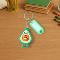 Cartoon Character Keychain – Decorative ID Tag Accessory