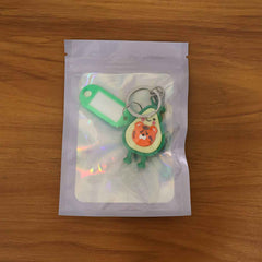 Cartoon Character Keychain – Decorative ID Tag Accessory