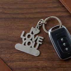 Love You Keychain – Romantic Gift for Couples & Daily Use