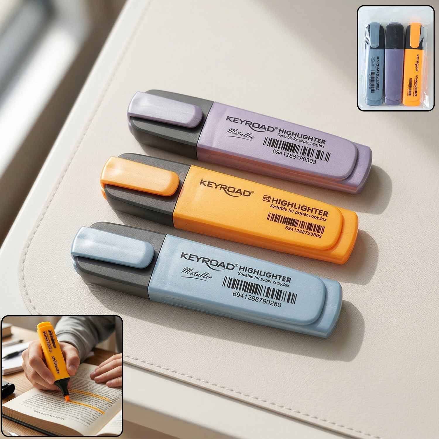 Highlighter Marker Pen Set – Bright, Smooth, and Versatile Highlighting