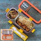 Stainless Steel Leak-Proof Lunch Box Ð 2 Compartments & Secure Seal