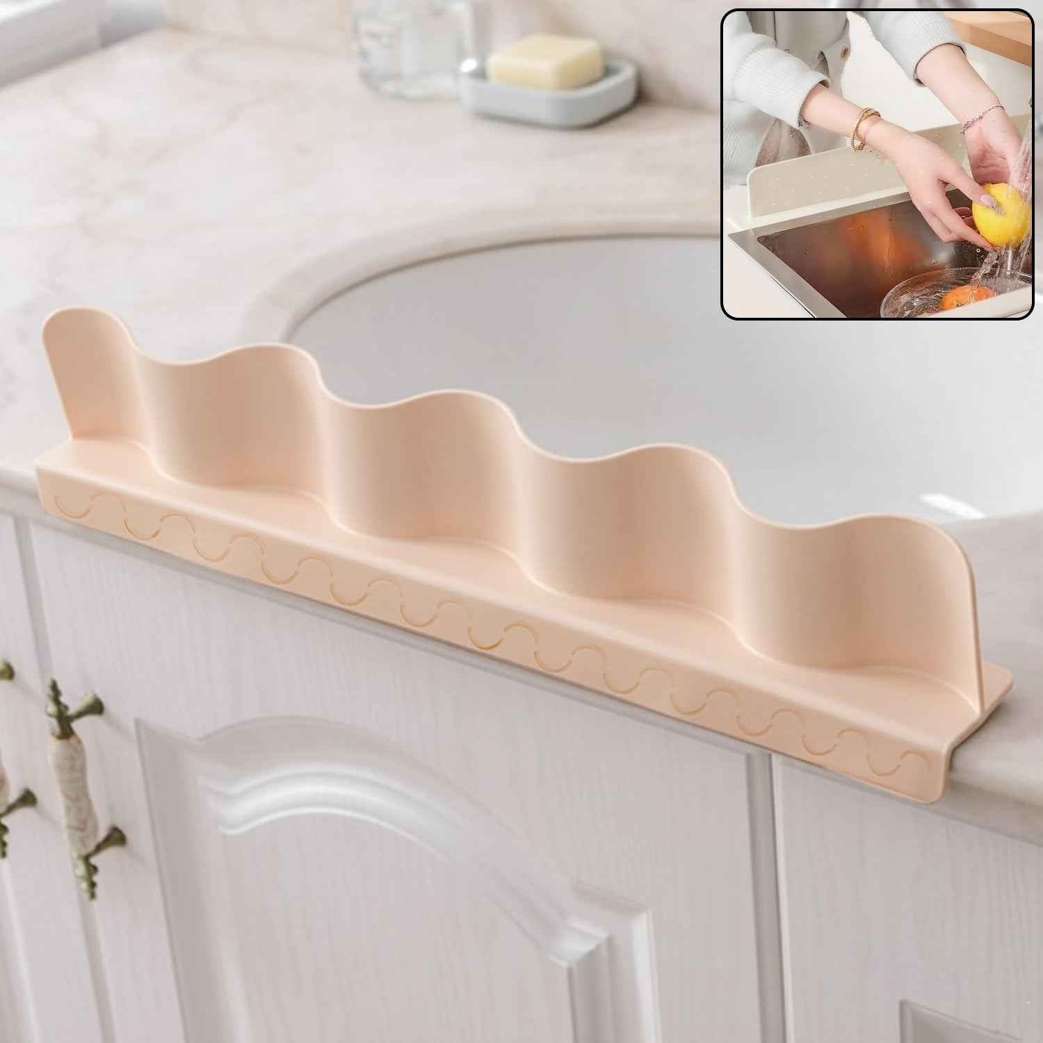 Kitchen Sink Splash Guard – Flexible 49 cm Anti-Splash Barrier