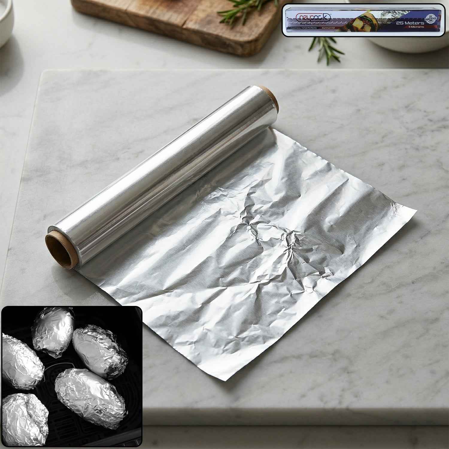 Aluminium Foil Roll – Heavy Duty Food Wrapping & Cooking
