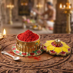 Kankavati Kumkum Box Ð Traditional Decor for Pooja Rituals